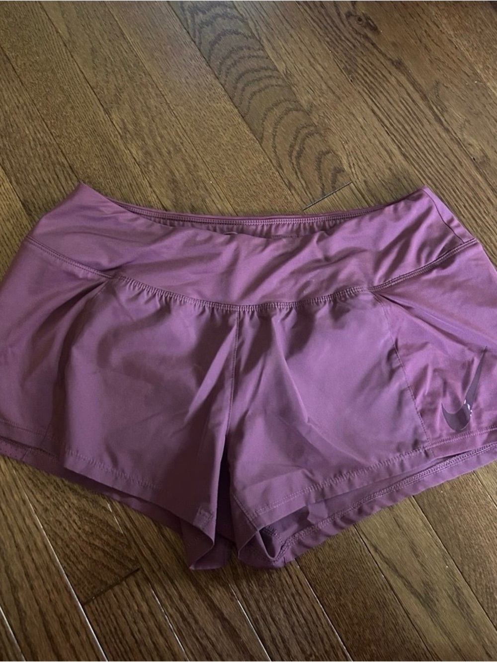 Nike Women's Mauve Athletic Running Shorts